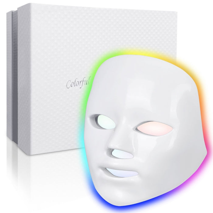 7-colour LED face mask